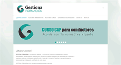 Desktop Screenshot of gestionaformacion.com